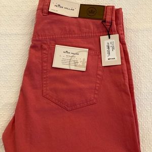 33”Cape Red (Nantucket red) Peter Millar Pants NWT